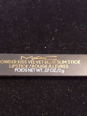 MAC Powder Kiss Velvet Blur Slim Stick Lipstick -Shade 892 Over The Taupe
